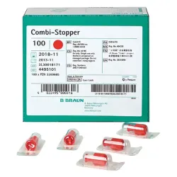 B. Braun - Combinatie Stopper Rood 100St